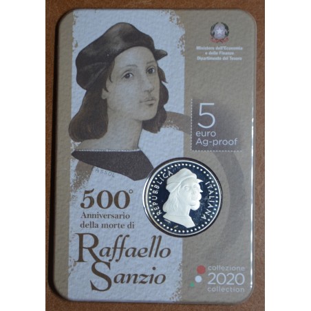 euroerme érme 5 Euro Olaszország 2020 - Raffaello Sanzio (Proof)