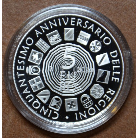 Euromince mince 5 Euro Taliansko 2020 - Talianske regióny (Proof)