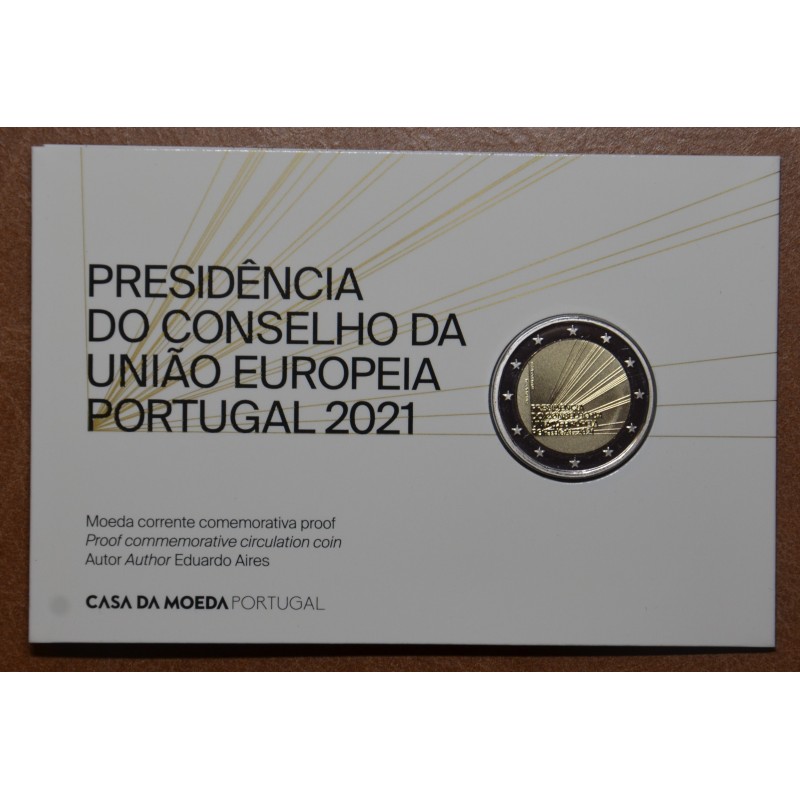 Euromince mince 2 Euro Portugalsko 2021 - Portugalské predsedníctvo...