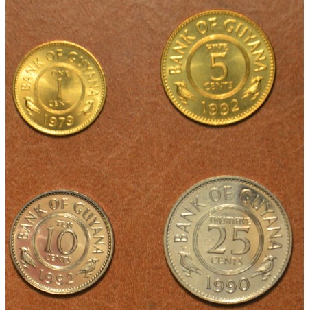 Euromince mince Guyana 4 mince 1990-1992 (UNC)