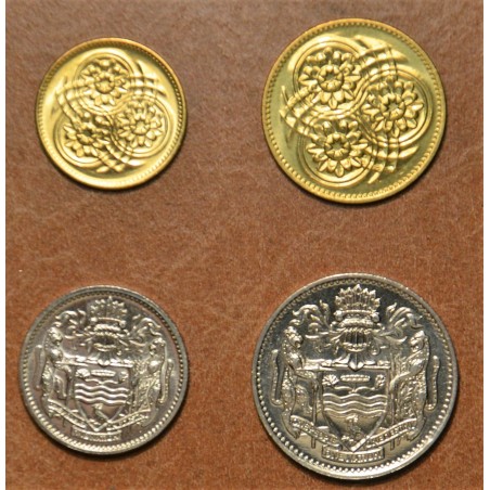 eurocoin eurocoins Guyana 4 coins 1990-1992 (UNC)