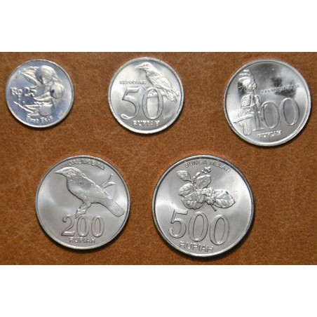 eurocoin eurocoins Indonesia 5 coins 1994-2003 (UNC)
