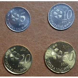 eurocoin eurocoins Malaysia 4 coins 2012 (UNC)