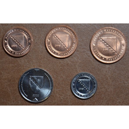 eurocoin eurocoins Bosnia Herzegovina 5 coins 1998-2005 (UNC)