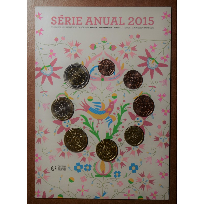 eurocoin eurocoins Portugal 2015 set of 8 coins (UNC)