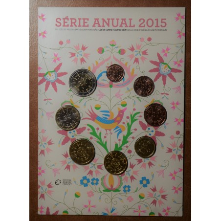 eurocoin eurocoins Portugal 2015 set of 8 coins (UNC)