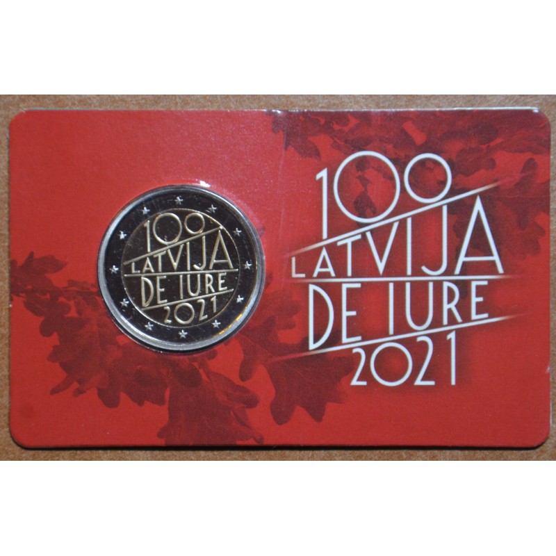 eurocoin eurocoins 2 Euro Latvia 2021 - The 100th anniversary of La...