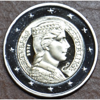 Euromince mince 2 Euro Lotyšsko 2021 (UNC)