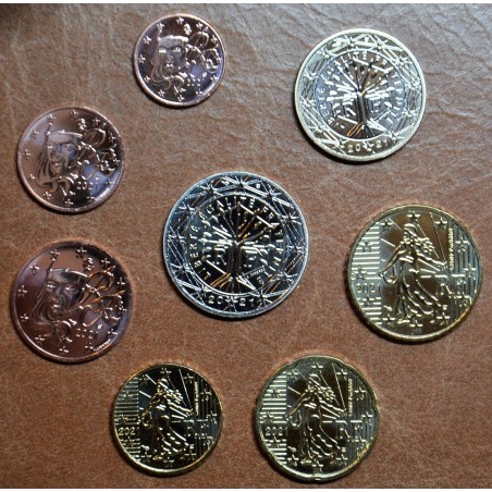 Euromince mince Francúzsko 2021 sada 8 euromincí (UNC)
