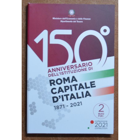euroerme érme 2 Euro Olaszország 2021 - Róma az olasz főváros (BU)