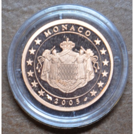 Euromince mince 2 cent Monaco 2005 (Proof)