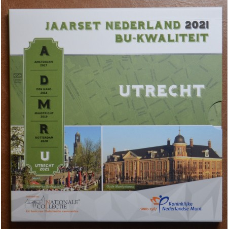 Euromince mince Holandsko 2021 sada 8 mincí - Utrecht (BU)