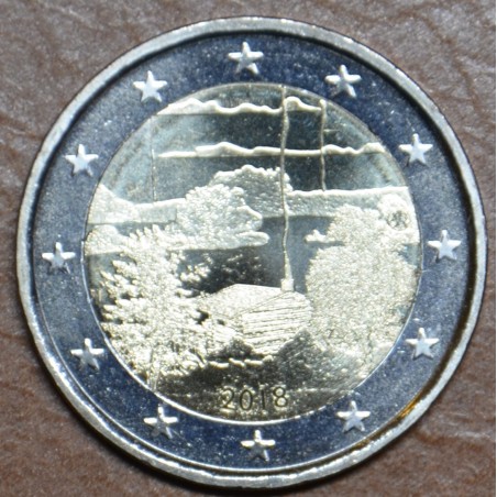 Euromince mince 2 Euro Fínsko 2018 - Fínska saunová kultúra (UNC)