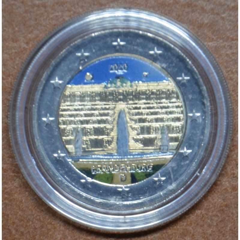 eurocoin eurocoins 2 Euro Germany 2020 - Brandenburg III. (colored ...
