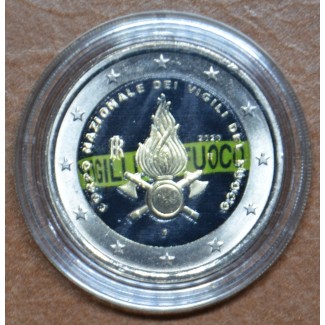 2 Euro Italy 2020 - National Firefighters Corps IV. (colored UNC)