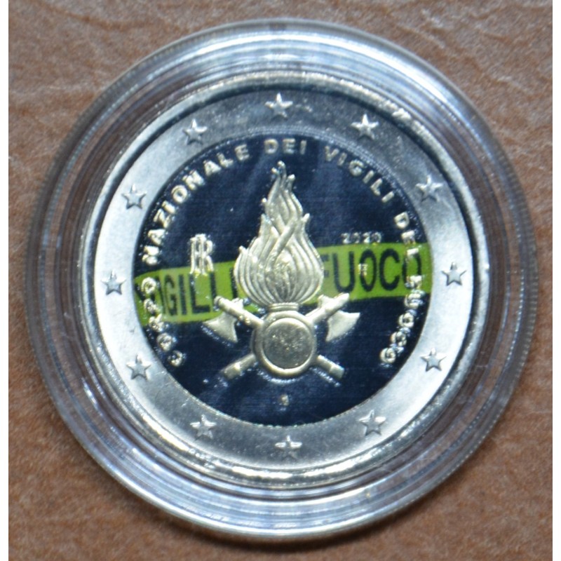 Euromince mince 2 Euro Taliansko 2020 - Národný hasičský zbor IV. (...