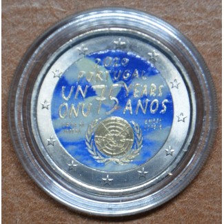 2 Euro Portugal 2020 - 75 years United Nations (colored UNC)