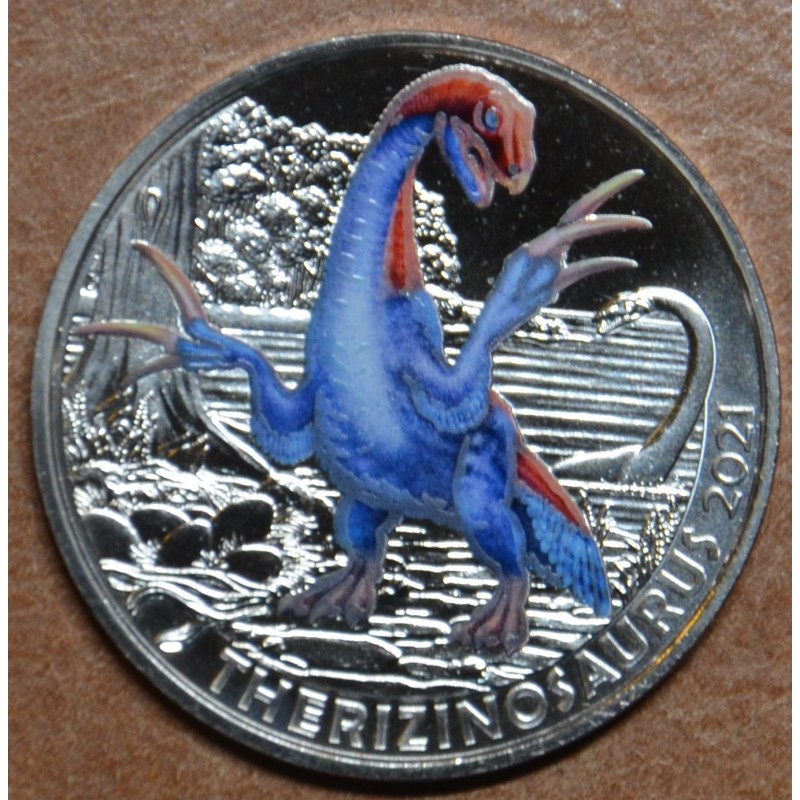 euroerme érme 3 Euro Ausztria 2021 - Therizinosaurus (UNC)