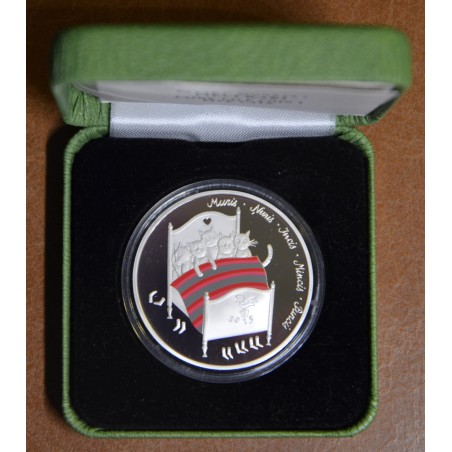 Euromince mince 5 Euro Lotyšsko 2015 - Mačky (Proof)