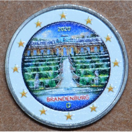 euroerme érme 2 Euro Németország 2020 - Brandenburg IV. (színezett ...