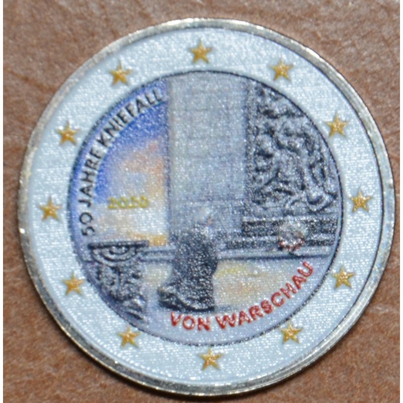 Euromince mince 2 Euro Nemecko 2020 - Varšavské pokľaknutie II. (fa...