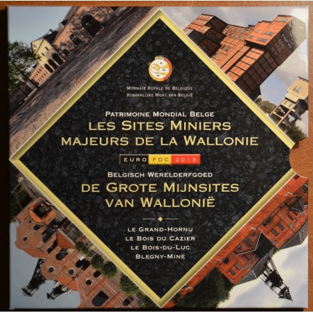 Euromince mince Belgicko 2013 sada + medaila (BU)