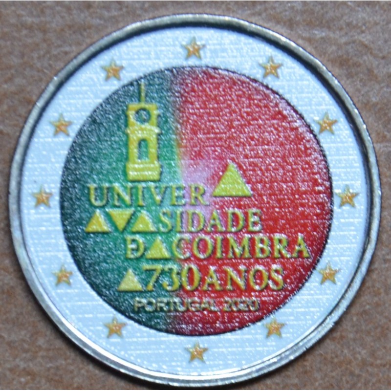 euroerme érme 2 Euro Portugália 2020 - A coimbrai egyetem II. (szín...