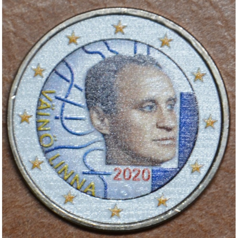 eurocoin eurocoins 2 Euro Finland 2020 - Väinö Linna III. (colored ...