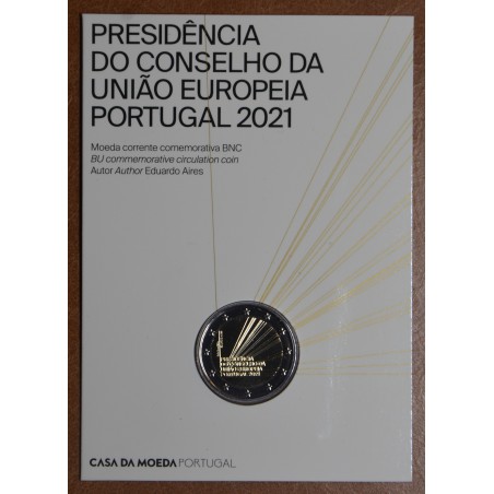 Euromince mince 2 Euro Portugalsko 2021 - Portugalské predsedníctvo...
