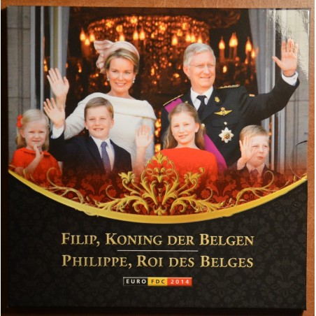 Euromince mince Belgicko 2014 sada + medaila (BU)