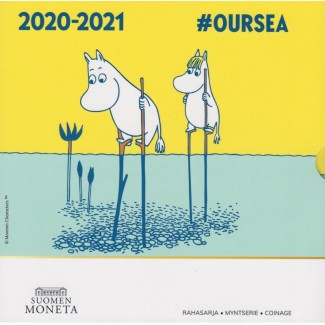 euroerme érme Finnország 2020 - 8 részes forgalmi sor Moomins - OUR...