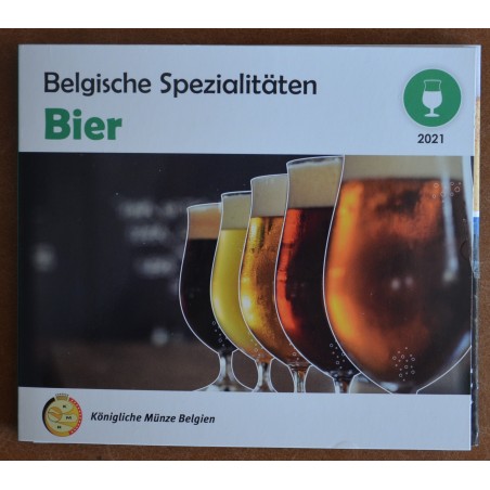 eurocoin eurocoins Belgium 2021 Bier official set (BU)