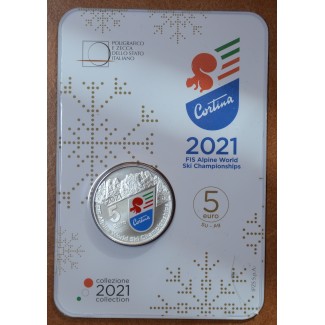 eurocoin eurocoins 5 Euro Italy 2021 - Cortina (Proof)