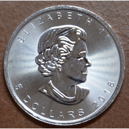 euroerme érme 5 dollár Kanada 2018 Maple leaf (1 oz. Ag)