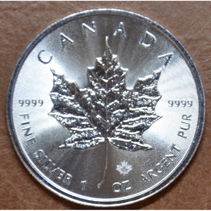 eurocoin eurocoins 5 dollars Canada 2018 Maple leaf (1 oz. Ag)