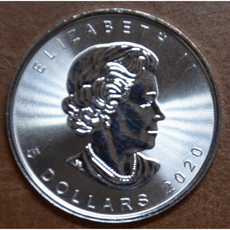 euroerme érme 5 dollár Kanada 2020 Maple leaf (1 oz. Ag)