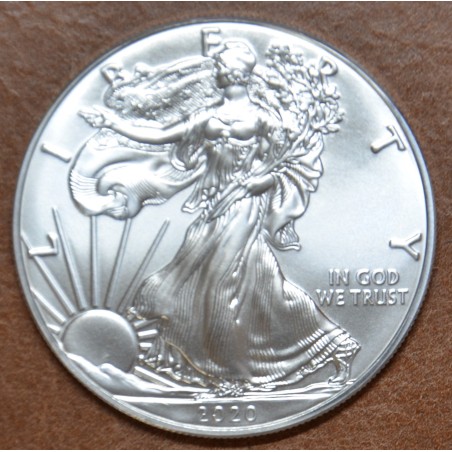 Euromince mince 1 dolár USA 2020 American Eagle (1 oz. Ag)