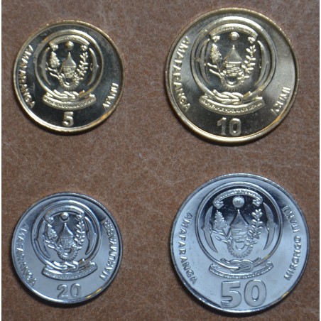 Euromince mince Rwanda 4 mince 2009-2011 (UNC)