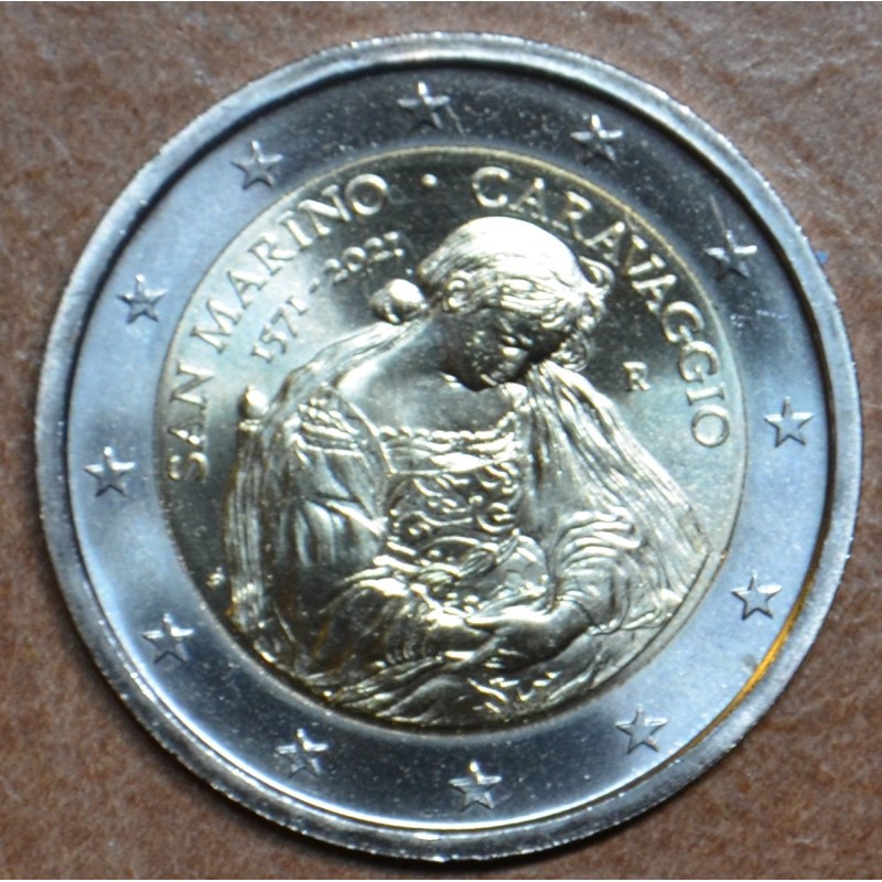 Euromince mince 2 Euro San Marino 2021 - Caravaggio (BU v kapsuli)