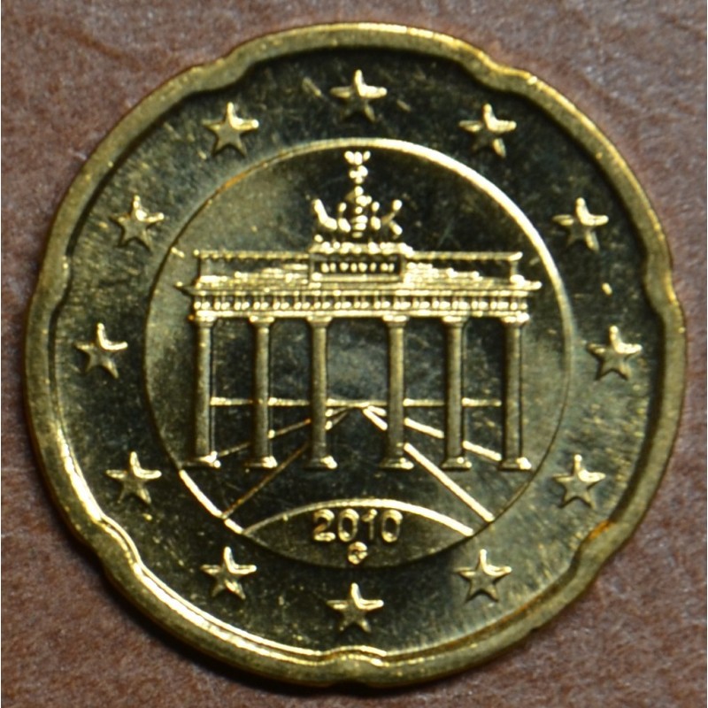 eurocoin eurocoins 20 cent Germany \\"G\\" 2010 (UNC)