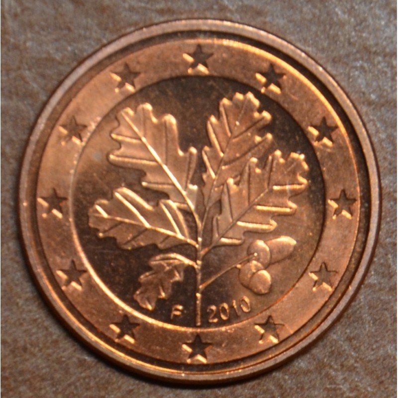 Euromince mince 1 cent Nemecko \\"F\\" 2010 (UNC)