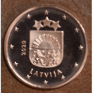 Euromince mince 1 cent Lotyšsko 2020 (UNC)