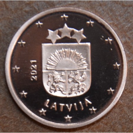 eurocoin eurocoins 2 cent Latvia 2021 (UNC)