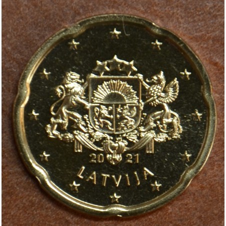 euroerme érme 20 cent Lettország 2021 (UNC)