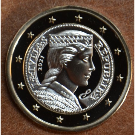 Euromince mince 1 Euro Lotyšsko 2021 (UNC)