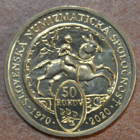 Euromince mince Žetón Slovensko 2020 Slovenská numizmatická spoločn...