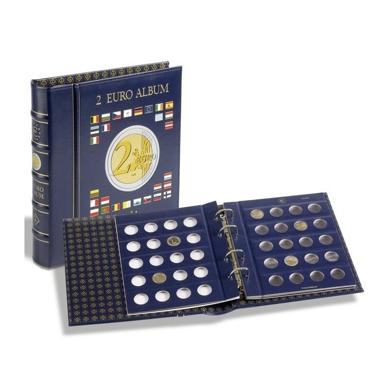 eurocoin eurocoins Leuchtturm Vista album with slipcase