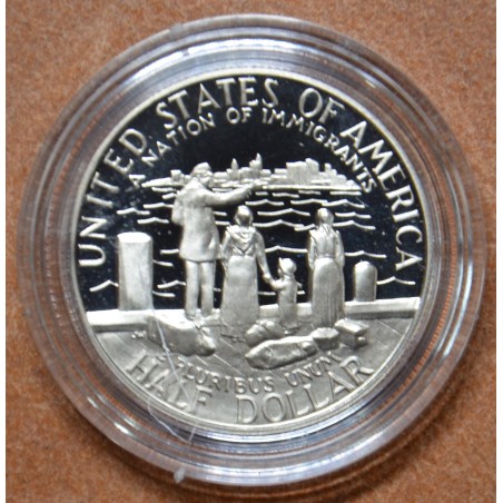 Euromince mince Half dollar USA 1986 Socha slobody \\"S\\" (Proof)