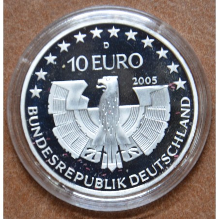 euroerme érme 10 Euro Németország \\"D\\" 2005 - A bajor erdők (Proof)