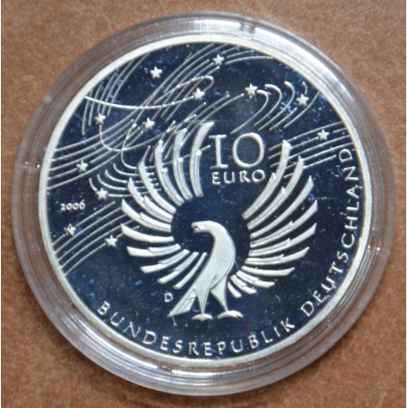 euroerme érme 10 Euro Németország \\"D\\" 2006 Mozart (Proof)